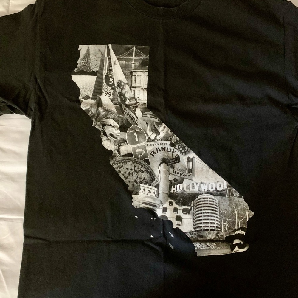 Black California Graphic T-Shirt